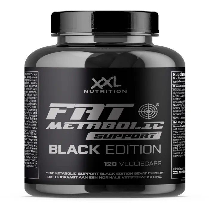 Buy Fat Metabolic Support Black Edition - 120 capsules at XXL